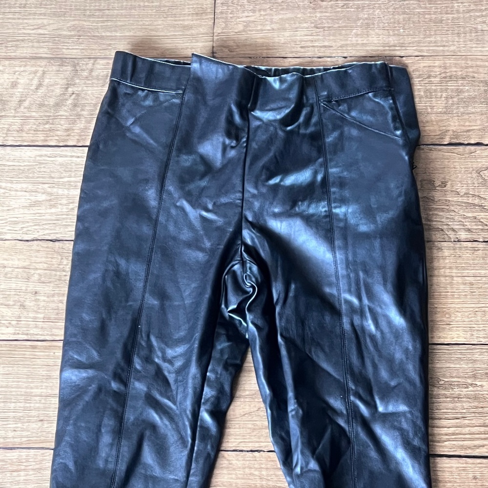 Faux leather pants from Zara size L